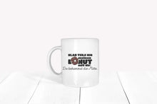 Lade das Bild in den Galerie-Viewer, Spruchtasse - Klar teile ich mit dir mein Donut, du bekommst die Mitte