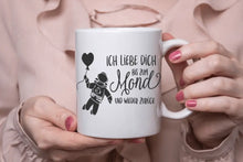 Lade das Bild in den Galerie-Viewer, Ich liebe dich bis zum Mond und zurück