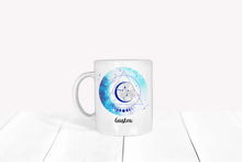 Lade das Bild in den Galerie-Viewer, personalisierte Tasse-Sternzeichen–Waage-Namenstasse-Linkshänder