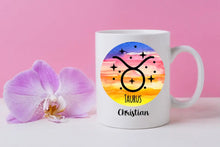 Lade das Bild in den Galerie-Viewer, personalisierte Tasse-Sternzeichen–Stier-Namenstasse-
