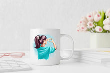 Lade das Bild in den Galerie-Viewer, Frau mit Herzhand