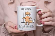 Lade das Bild in den Galerie-Viewer, Spruchtasse_mir reichts ich geh schaukeln_personalisierte Tasse_wish-print