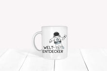 Lade das Bild in den Galerie-Viewer, Spruchtasse_weltentdecker_personalisierte Tasse_wish-print